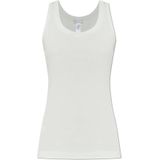 Hanro - Geribbelde Katoenen Tanktop - Wit - Dames