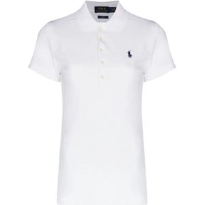 Polo Ralph Lauren - Klassieke Katoenen Poloshirt - Wit - Slanke Pasvorm