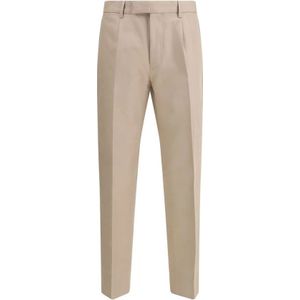 Zegna, Heren, Broeken, Beige, Maat: S