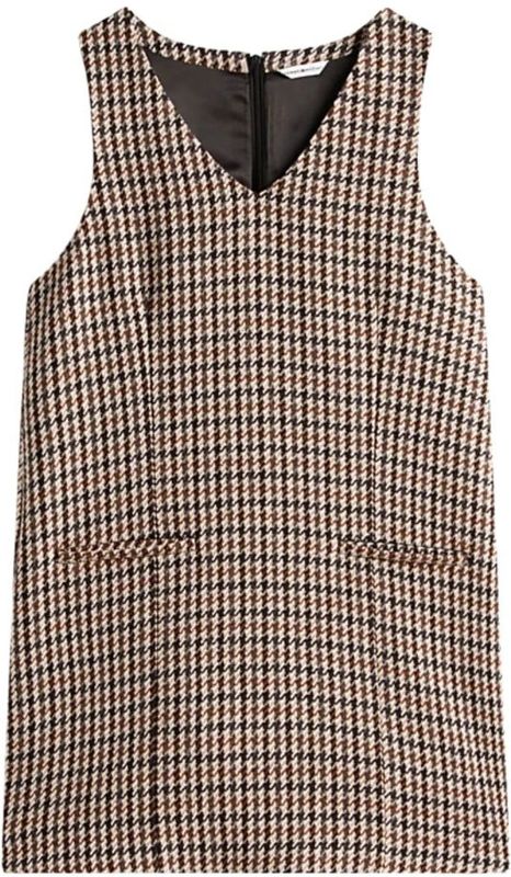 Tommy Hilfiger, Dames, Jurken, Veelkleurig, Maat: 4XS Wol,