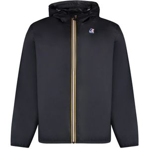 K-Way, Heren, Sweatshirts & Hoodies, Zwart, Maat: L Nylon,