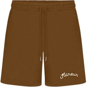 Flâneur, Heren, Korte broeken, Bruin, Maat: S Fleece,