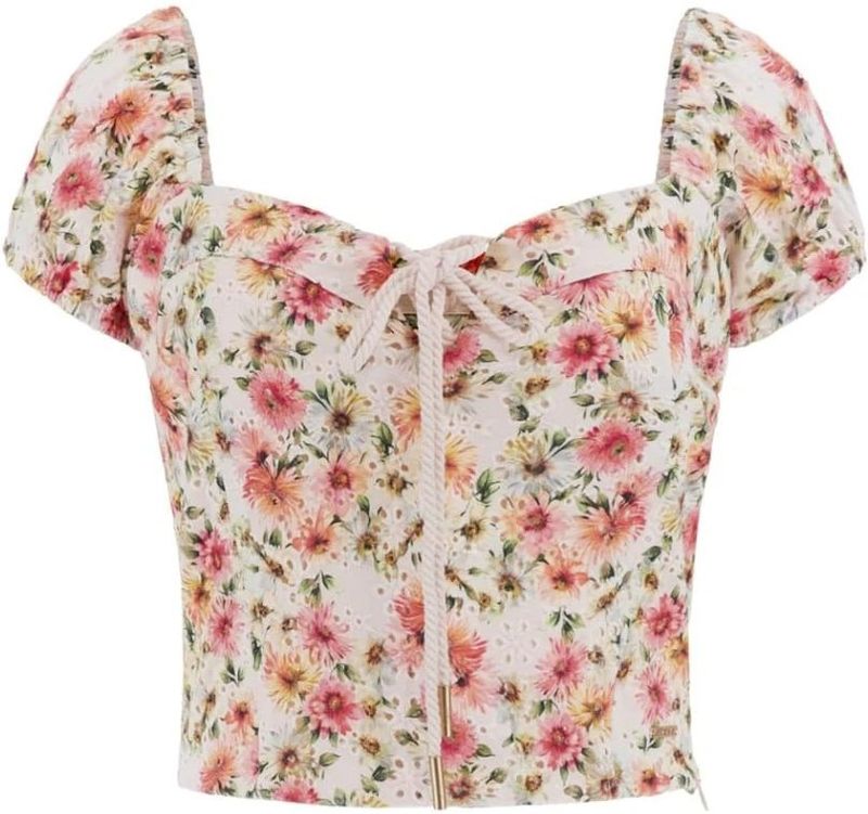 Croptop Broderie Anglaise