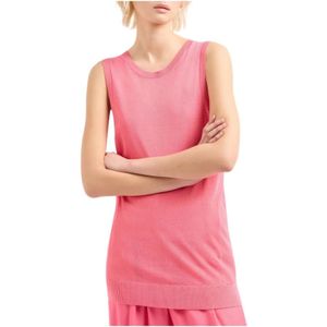 Armani Exchange, Dames, Truien, Roze, Maat: L