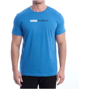 La Martina - Kurzarm T-Shirt - Wit - Katoen