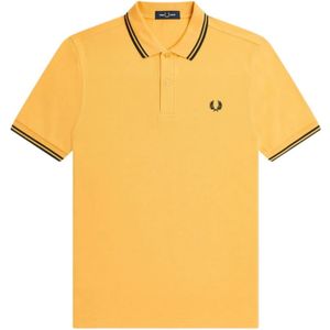 Fred Perry - Classic Poloshirt - Geel - Katoen - Heren
