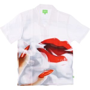 Huf, Heren, Overhemden, Wit, Maat: M