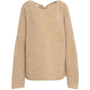 by Aylin Koenig, Dames, Truien, Bruin, Maat: S Nylon,