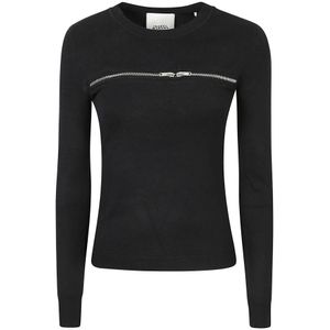 Isabel Marant, Dames, Truien, Zwart, Maat: 2XS