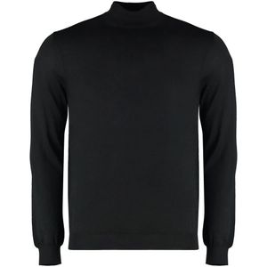 Malo, Heren, Truien, Zwart, Maat: M Kasjmier,