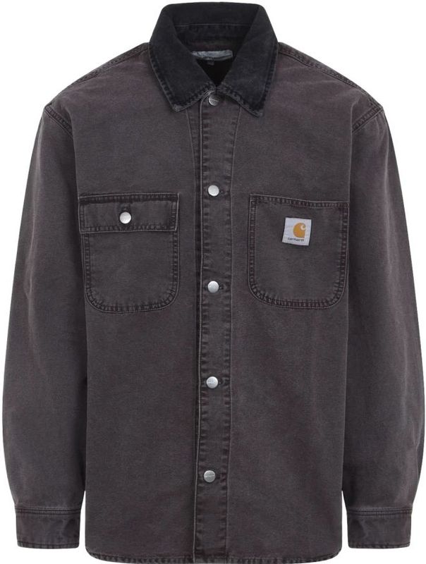 Carhartt Wip, Heren, Overhemden, Bruin, Maat: M Denim,