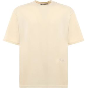 Jacquemus, Heren, Tops, Beige, Maat: S Katoen,