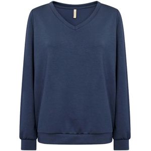 Soyaconcept, Dames, Sweatshirts & Hoodies, Blauw, Maat: S