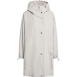 Max Mara Studio, Dames, Mantels, Beige, Maat: XS Katoen,