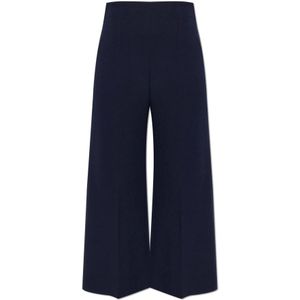 Marni, Dames, Broeken, Blauw, Maat: XS Wol,