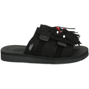Suicoke, Heren, Schoenen, Zwart, Maat: 38 EU Leer,