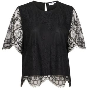 Saint Tropez, Dames, Blouses & Shirts, Zwart, Maat: L