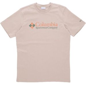 Columbia, Heren, Tops, Beige, Maat: L Katoen,