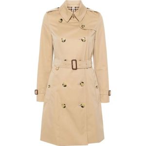 Burberry Beige regenkleding met klassieke stijl , Beige , Dames , Maat: XS