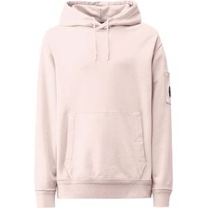 C.p. Company, Heren, Sweatshirts & Hoodies, Roze, Maat: S Fleece,