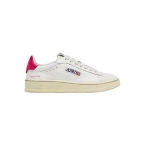 Autry Witte Leren Lage Sneakers , White , Dames , Maat: 38 EU