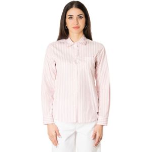 Weekend Max Mara, Dames, Blouses & Shirts, Roze, Maat: S Katoen,