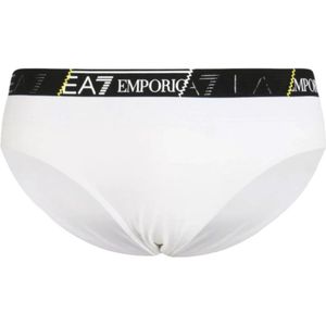 Emporio Armani Ea7, Heren, Badkleding, Wit, Maat: S