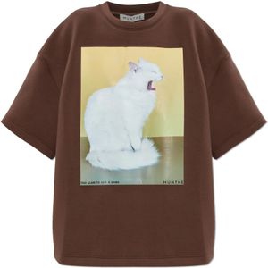 Munthe, Dames, Tops, Bruin, Maat: 2XS Viscose,