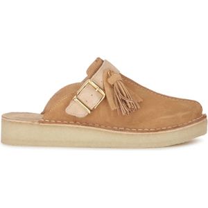 Clarks, Dames, Schoenen, Beige, Maat: 36 EU Suède,