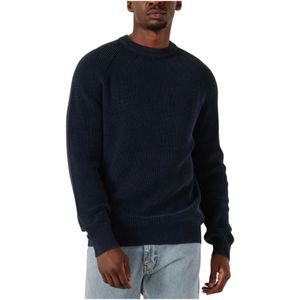 Drykorn - Rippley 422117 - Trui - Donkerblauw - Katoen