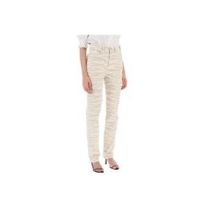 Ganni Slim-fit Jeans , White , Dames , Maat: W28