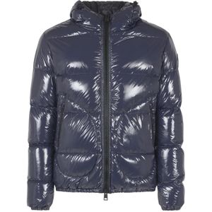 Herno, Heren, Jassen, Blauw, Maat: L Polyamide,