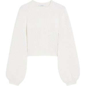 Max Mara, Dames, Truien, Wit, Maat: L Wol,