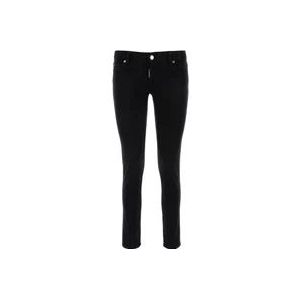 Dsquared2 Zwarte stretch denim Jennifer jeans , Black , Dames , Maat: 4XS