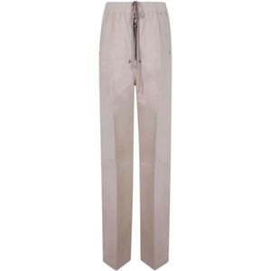Rick Owens, Dames, Broeken, Grijs, Maat: S Katoen,