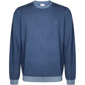 Sun68, Heren, Truien, Blauw, Maat: M