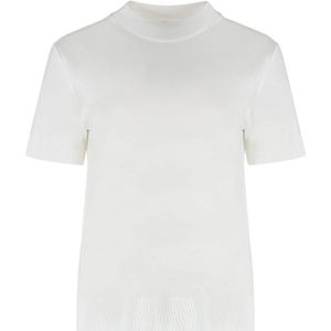 Calvin Klein, Dames, Tops, Wit, Maat: S Katoen,