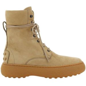 Tod's, Dames, Schoenen, Beige, Maat: 40 EU Leer,