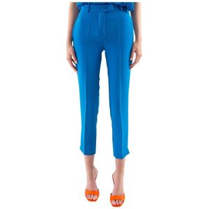 Kaos, Dames, Broeken, Blauw, Maat: S Poliester,