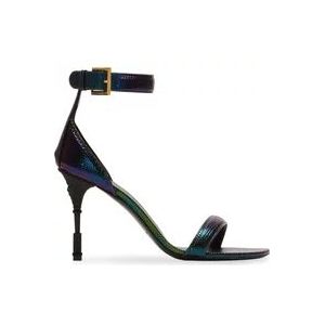 Balmain Moneta sandalen van iriserend leer , Multicolor , Dames , Maat: 37 EU