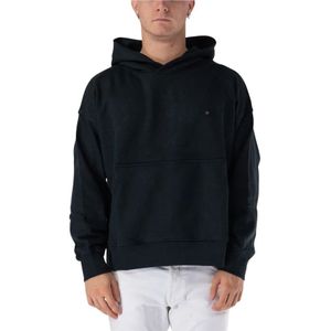 A Paper Kid, Heren, Sweatshirts & Hoodies, Zwart, Maat: S Katoen,