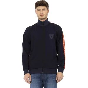 Automobili Lamborghini, Heren, Sweatshirts & Hoodies, Blauw, Maat: XL Katoen,