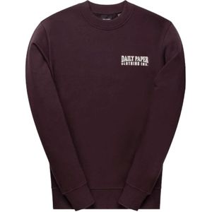 Daily Paper, Heren, Sweatshirts & Hoodies, Rood, Maat: L Katoen,