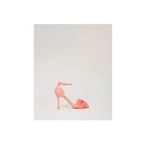 Twinset Tropische Roze Veer Sandaal - Maat 36 , Pink , Dames , Maat: 38 EU