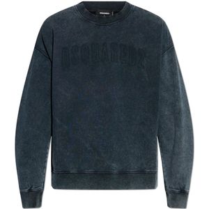 Dsquared2 - Sweatshirt - Blauw - Katoen