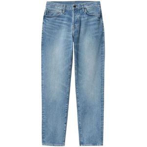 Carhartt Wip, Heren, Jeans, Blauw, Maat: W30 Denim,