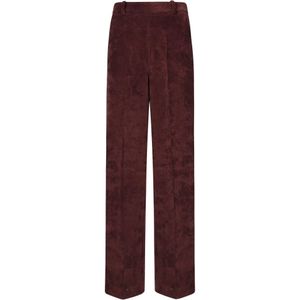 Circolo 1901 - Fluwelen Palazzo Broek - Rood - Dames
