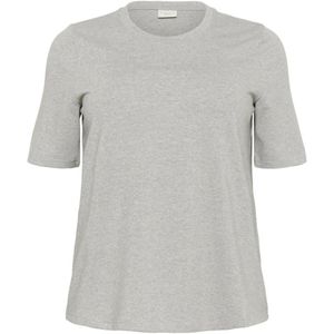 Kaffe Curve, Dames, Tops, Grijs, Maat: S Leer,