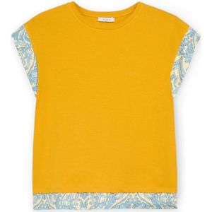 Motivi, Dames, Tops, Geel, Maat: XS Katoen,