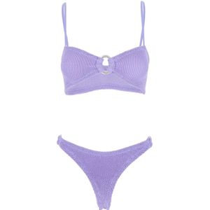 Hunza G - Misty - Badmode - Paars - Tweedelig Badpak